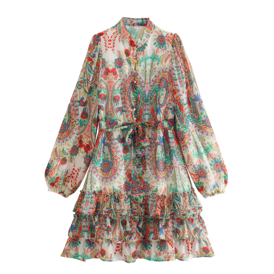 Colorful spring dress