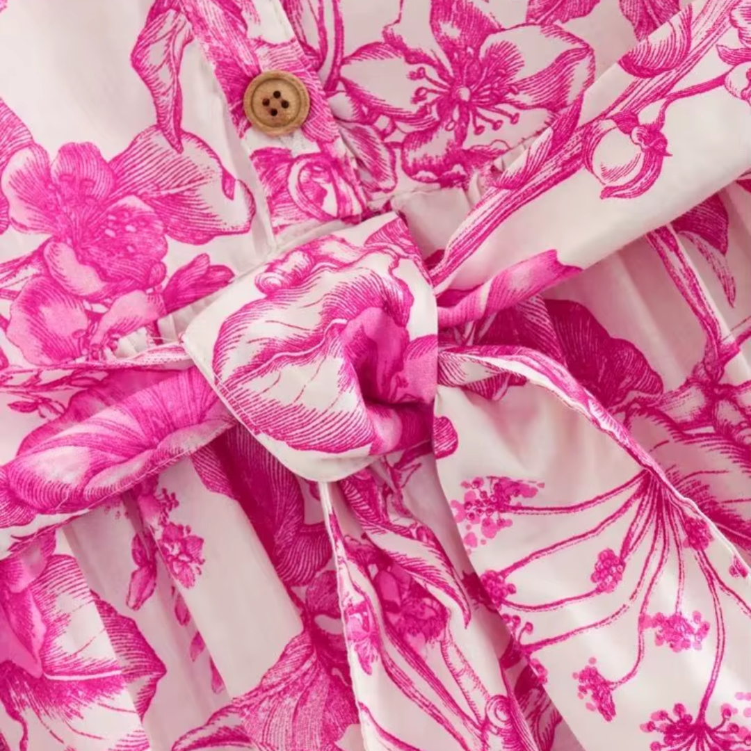 dress with floral pattern