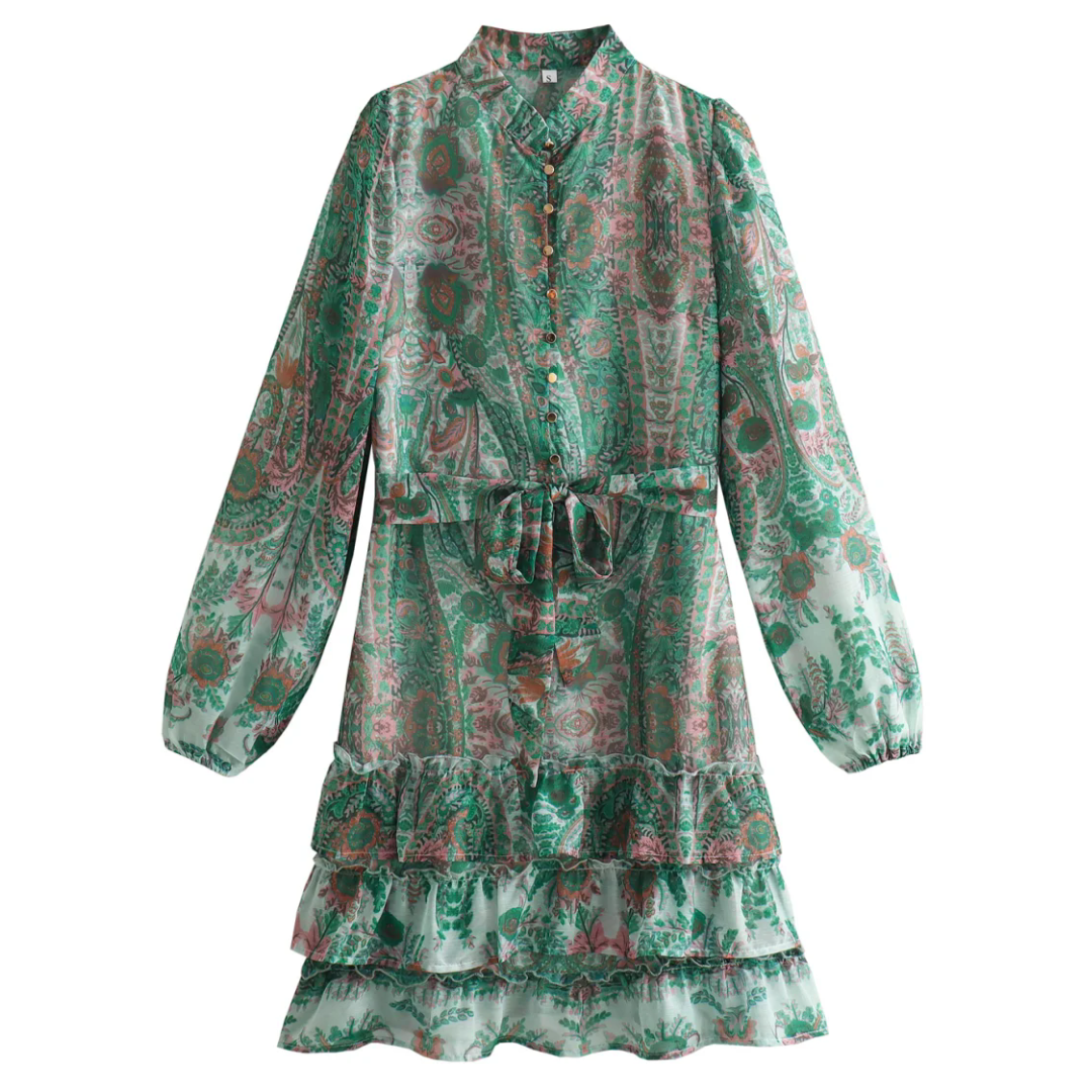 Colorful spring dress