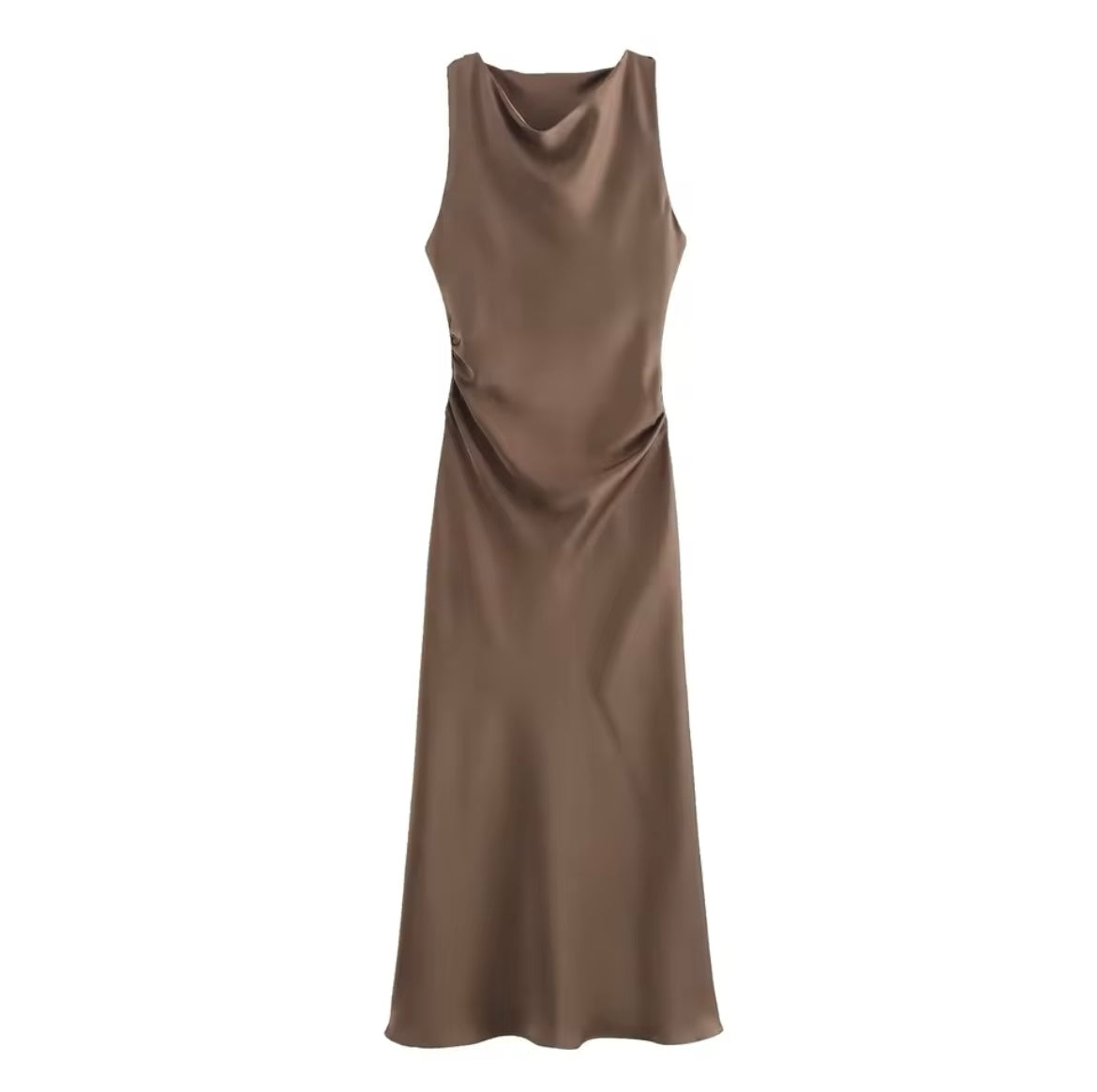 Luna Satin Kleid