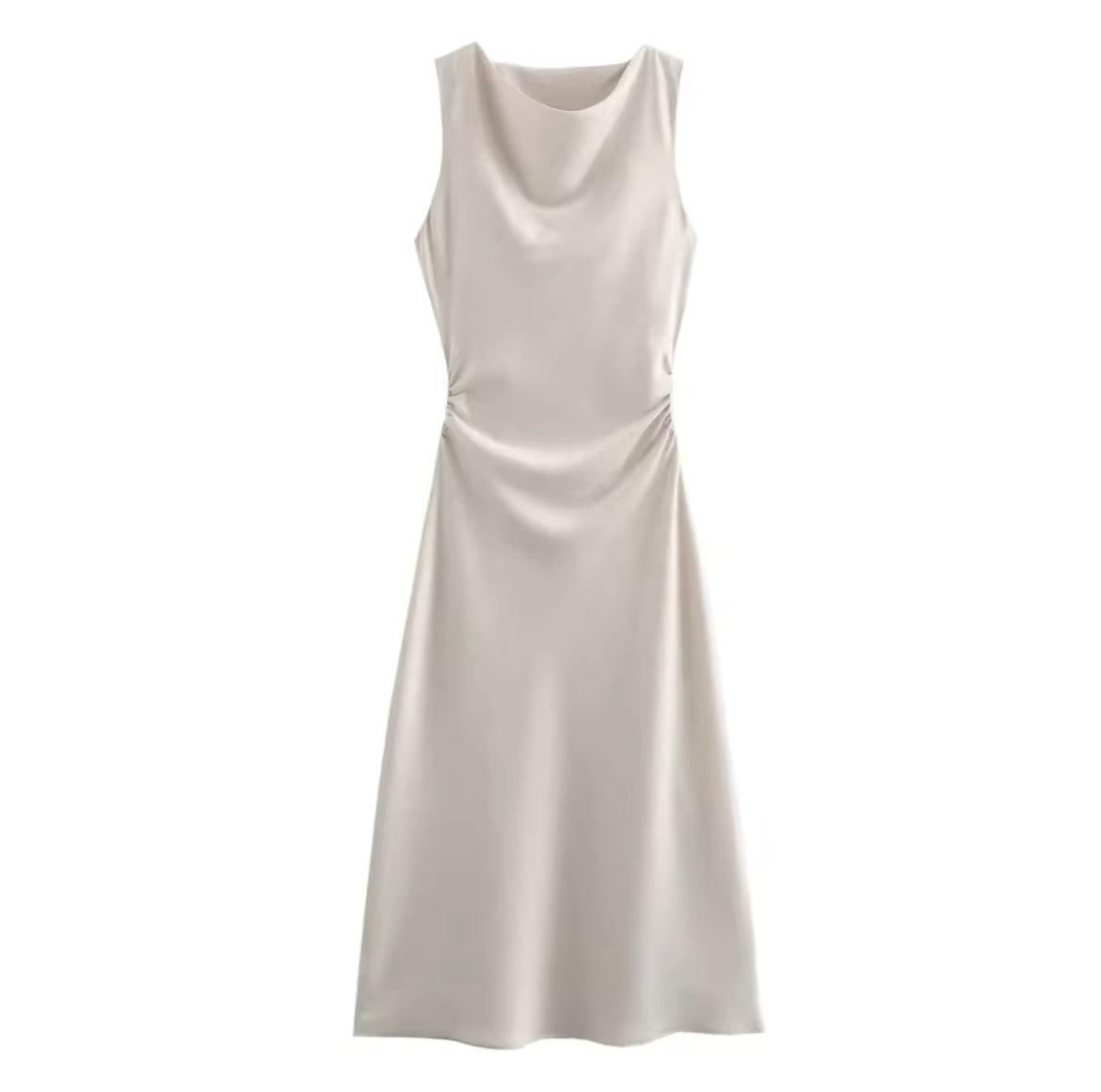 Luna Satin Kleid