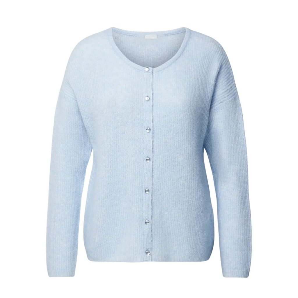 Blauer Luna Belle Strickpullover