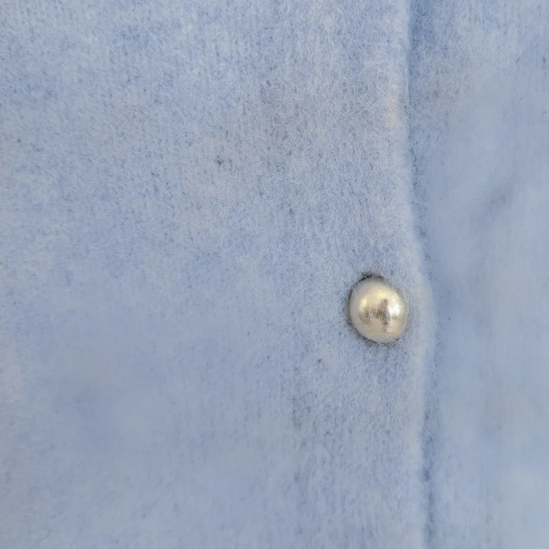Blauer Luna Belle Strickpullover