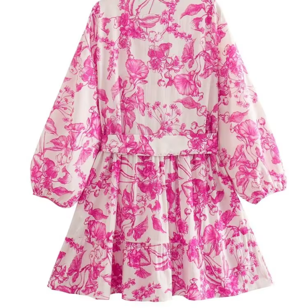 dress with floral pattern